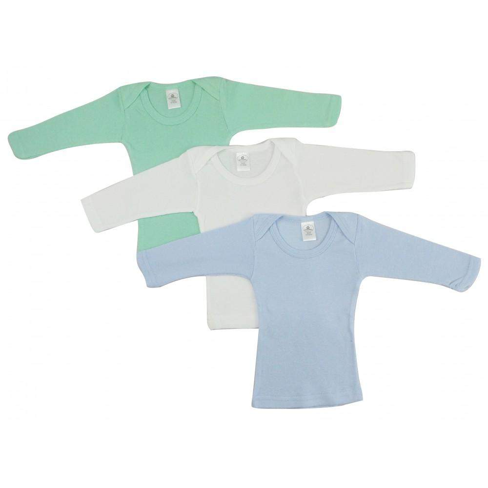 Boy's Rib Knit Long Sleeve T-Shirt 3-Pack (NB,S,M,L) – Mommies