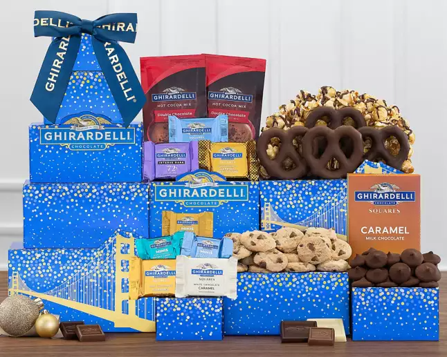 Ghirardelli Deluxe: Gourmet Gift Tower