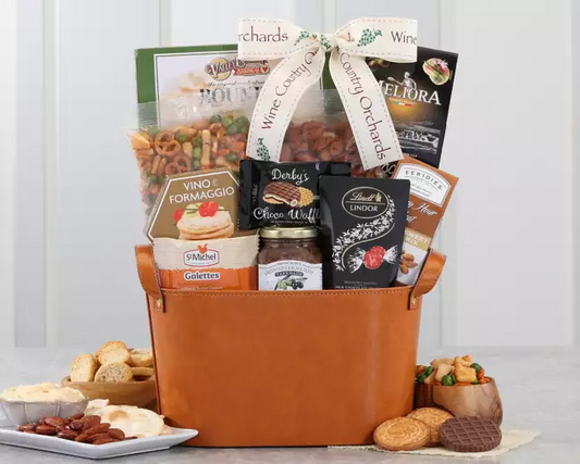 Nut, Chocolate and Snack Gift Basket