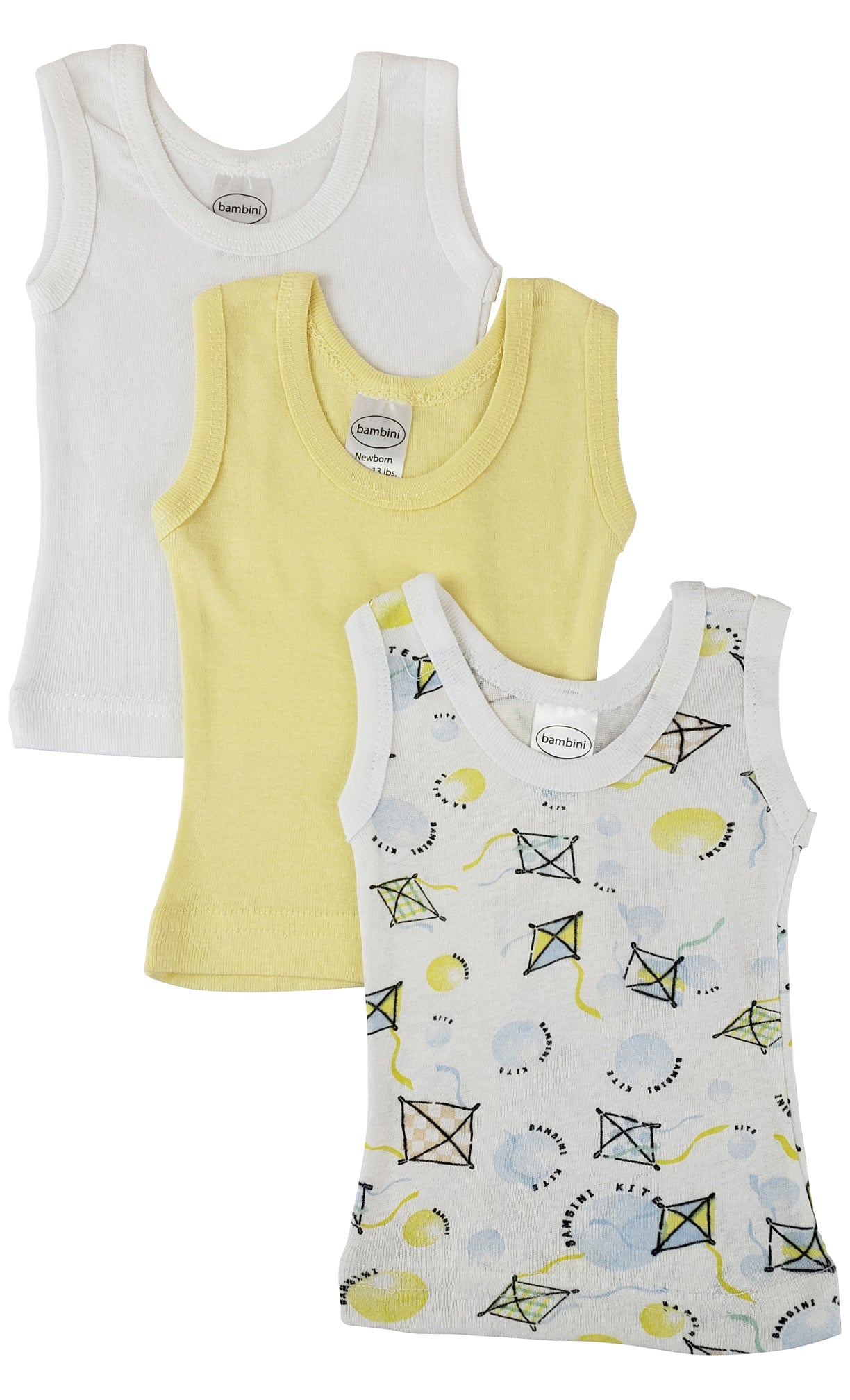 Unisex Baby 3 Pc Tank Tops NC_0483