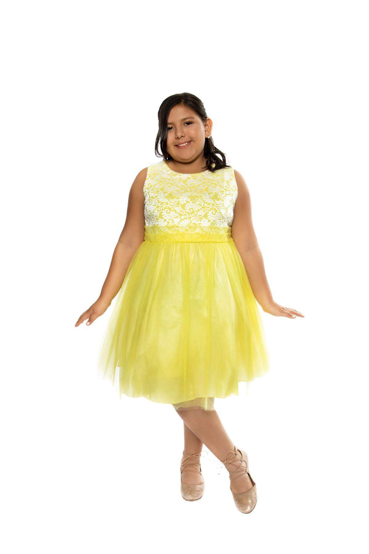 Stretch Lace Plus Size Girl Dress