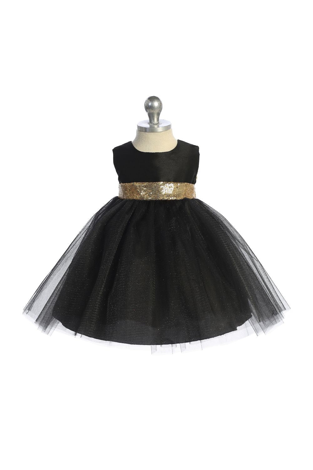 Black and hotsell gold infant dress